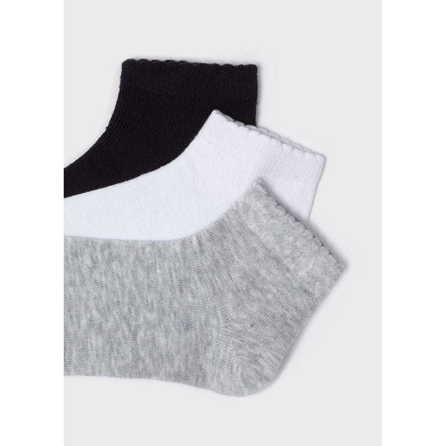 3 pk Socks - Girls - Size 6 & 8