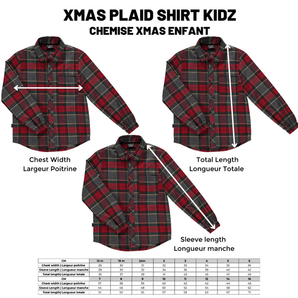 Red Plaid Shirt : Kids