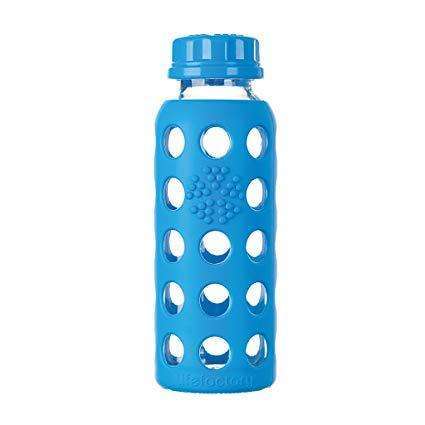 9 oz Glass Water Bottles with Silicone Sleeves