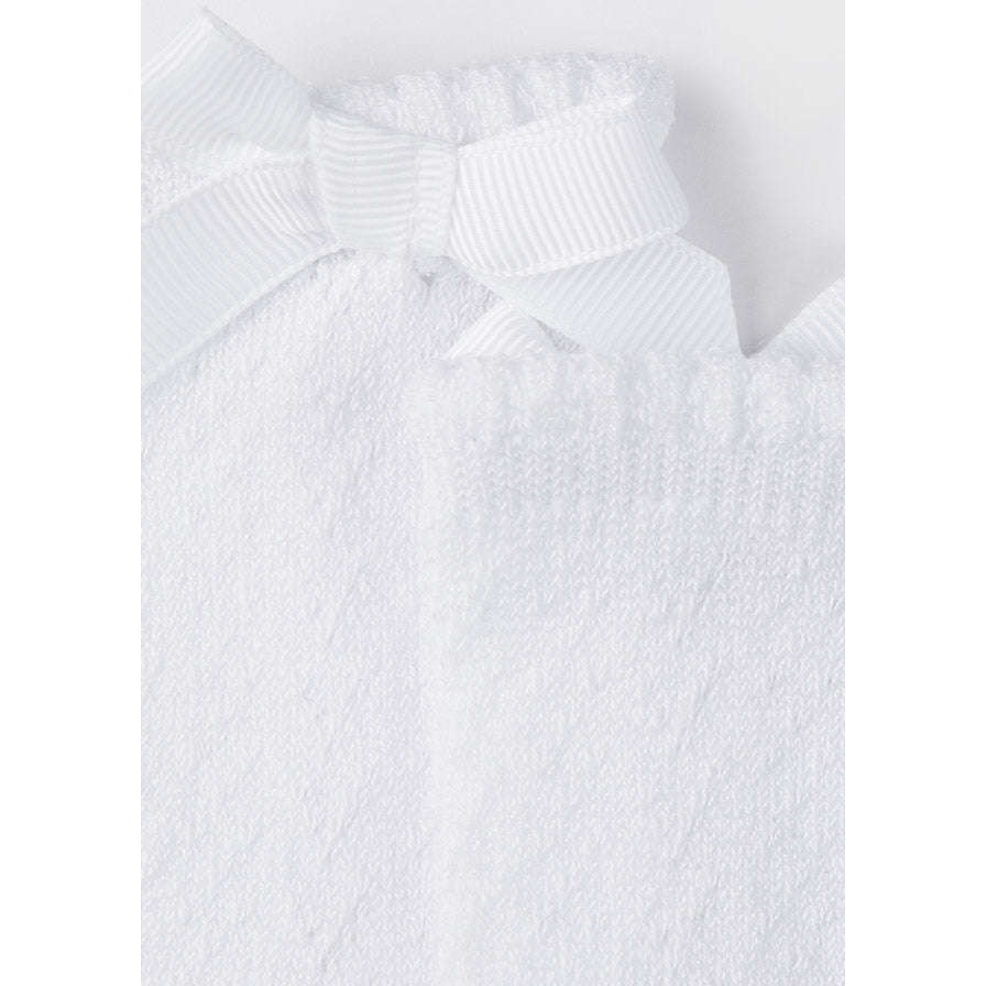 Bow Socks - White