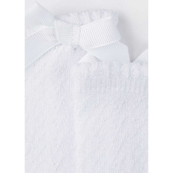 Long Infant Socks - White