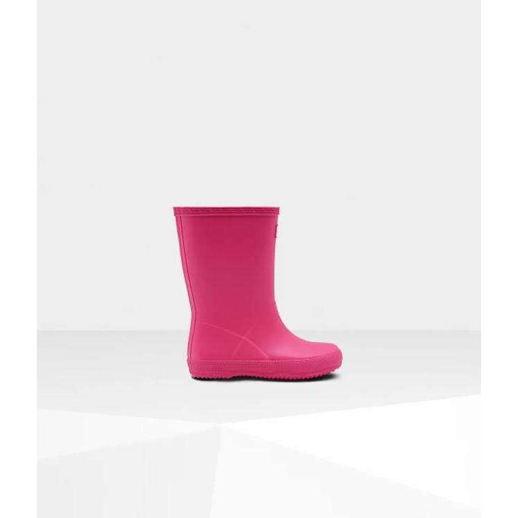 Original Kids First Classic Rain Boots: Bright Pink