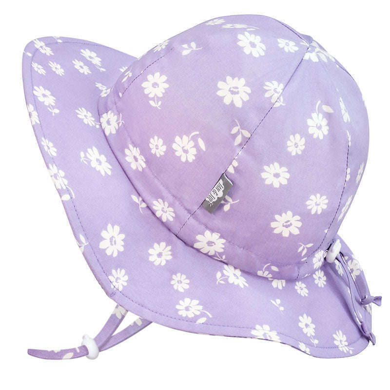 Purple Daisy Floppy Hat