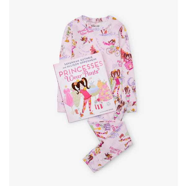Princesses Wear Pants Book and Pajama Set
