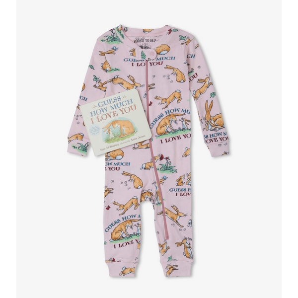 Guess How Much I Love You Book and Infant Coverall - Size 12-18M