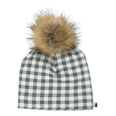 Eucalyptus Gingham Beanie