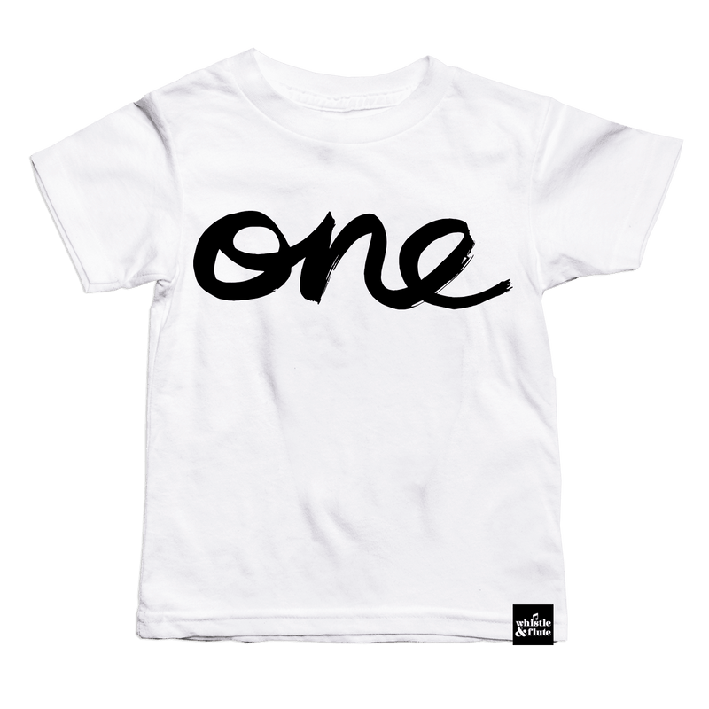 Brush Script Numbered T-shirts