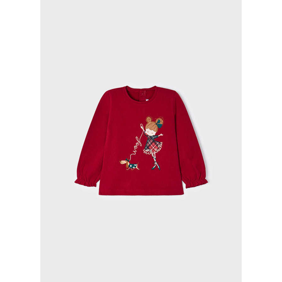 Christmas Girl T-shirt - Size 6M