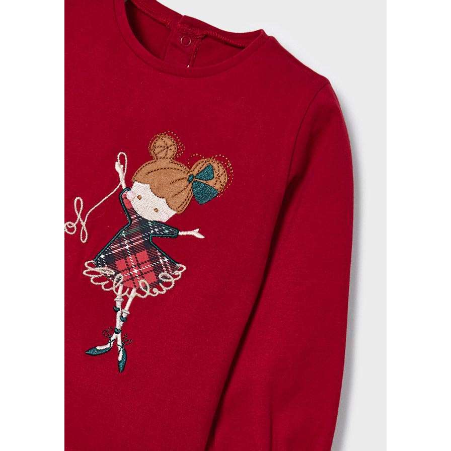 Christmas Girl T-shirt - Size 6M