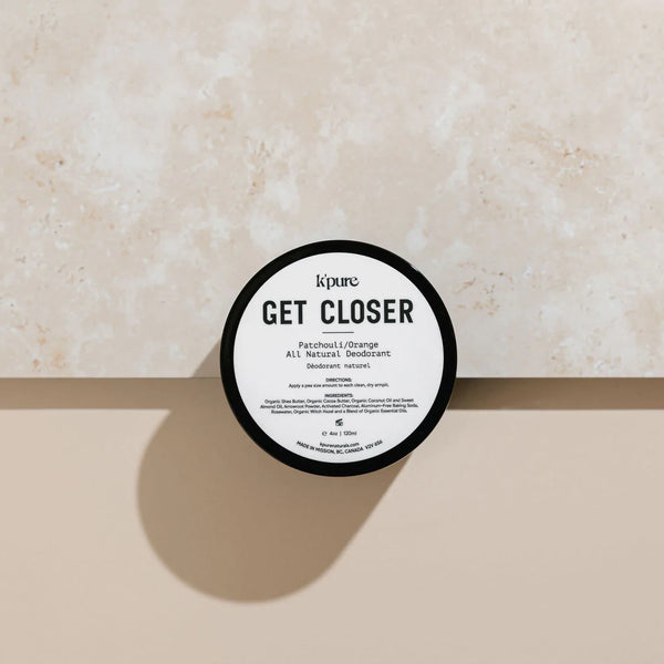 Get Closer : All Natural Deodorant
