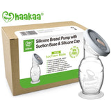 Haakaa Silicone Breast Pump with Lid Combo (100ml)