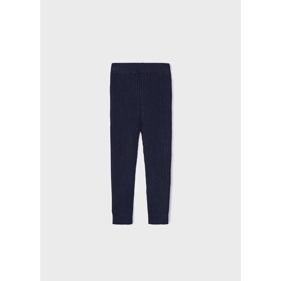 Navy Knit Leggings - Size 2