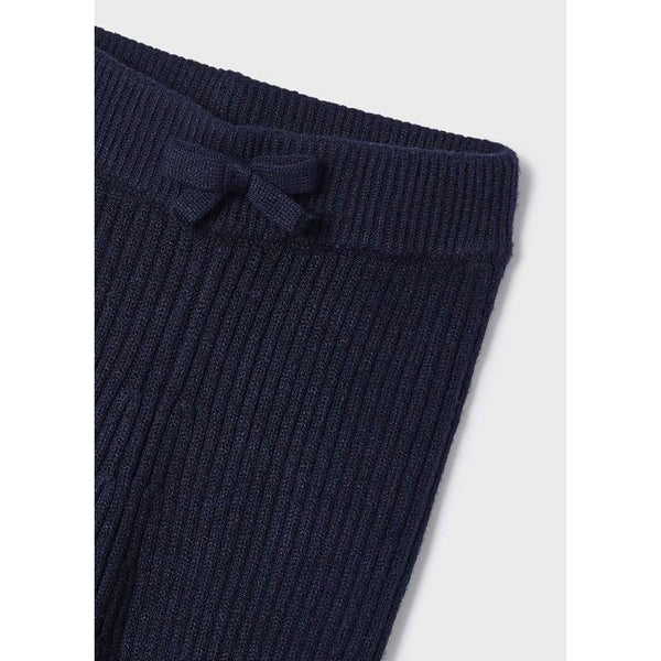 Navy Knit Leggings - Size 2