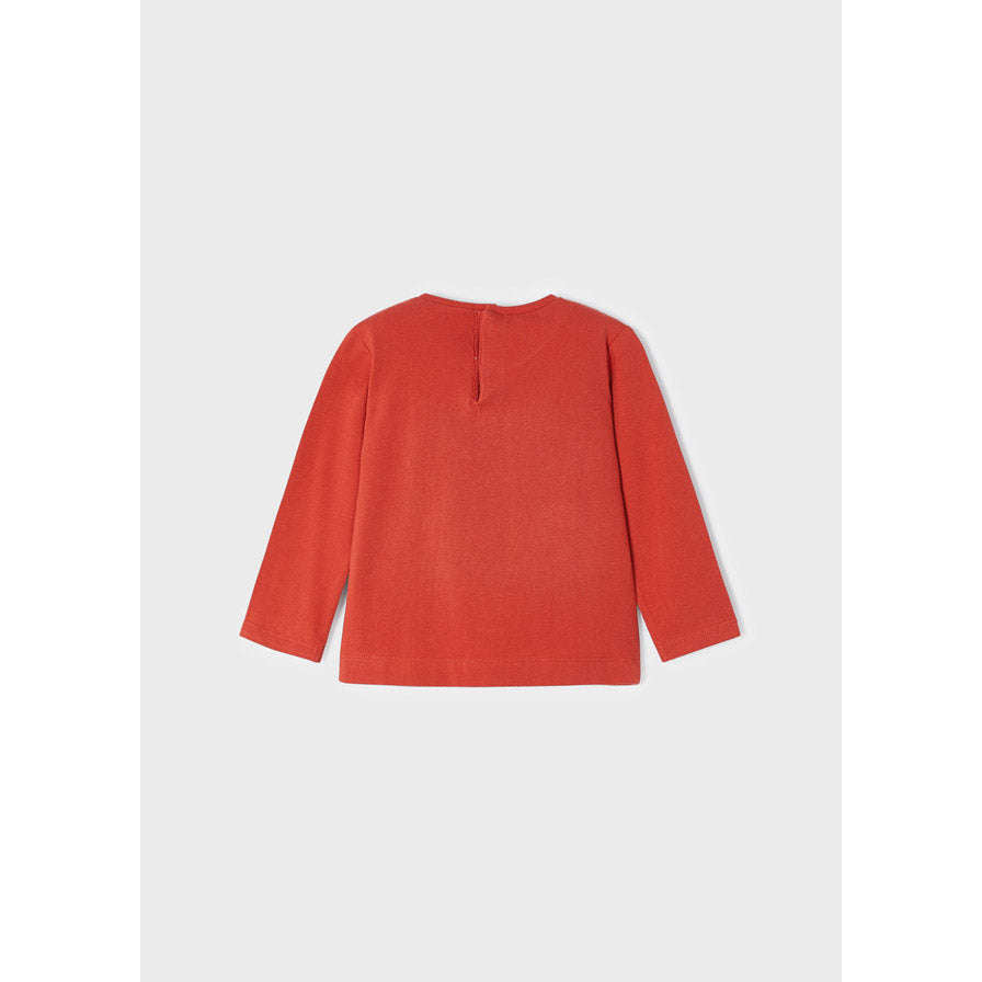 Red Bow Shirt - Size 6M, 9M, 24M