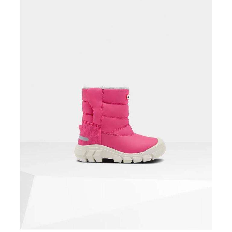 Original Little Kids Insulated Snow Boots: Bright Pink