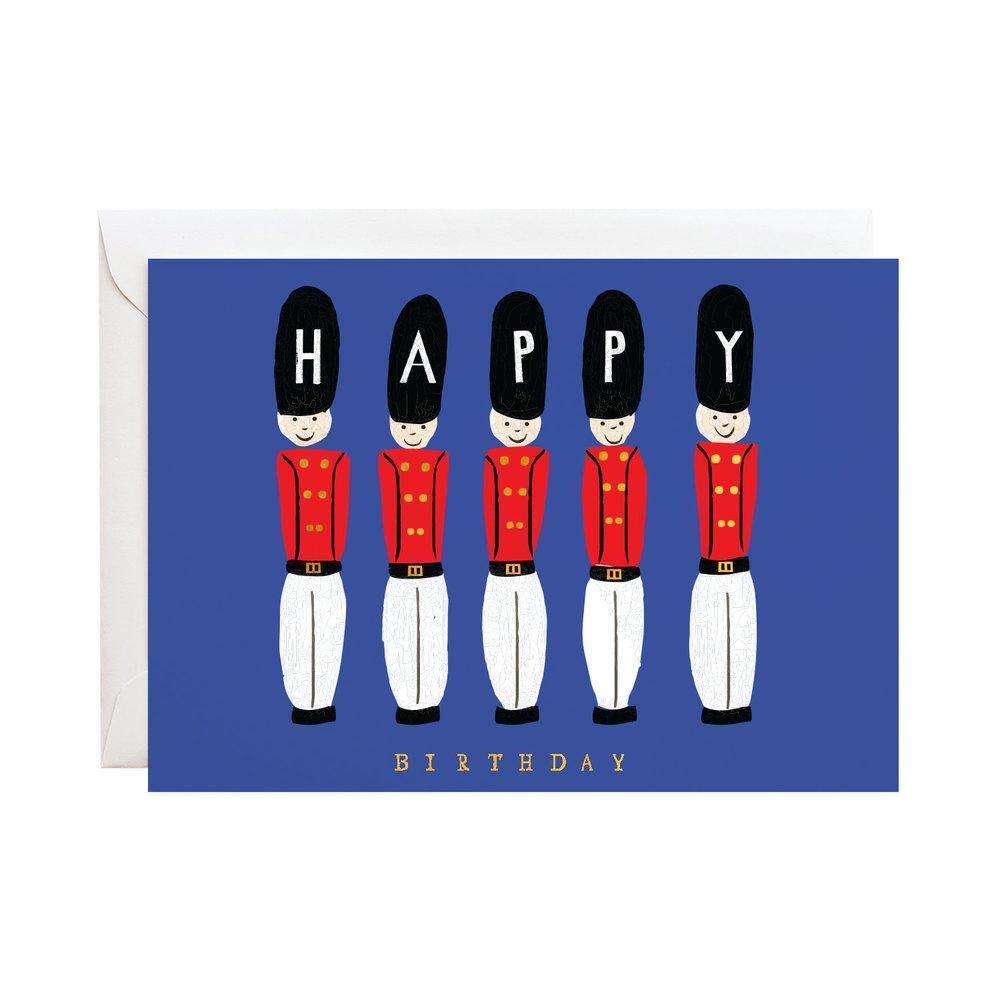 Queen's Guard Birthday Card